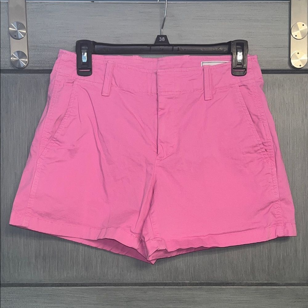 GAP Sz 4 Women's Downtown Khaki Shorts Preppy Pink #summer #pink #preppy